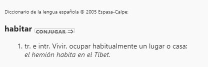 Figura 6. Artículo de habitar del DLEEC