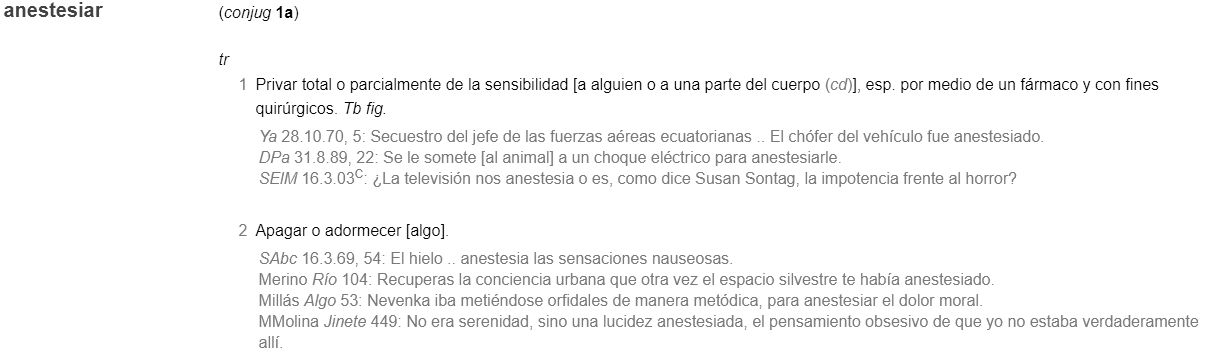 Figura 1. anestesiar (DEA)