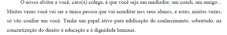 Figura 10 (Trecho 5). Caderno 4 (Fonte: Ramalho, 2003, p. 253)