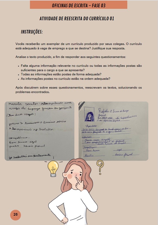 Figura 4. Caderno 1 (Fonte: Veloso, 2024, p. 26)