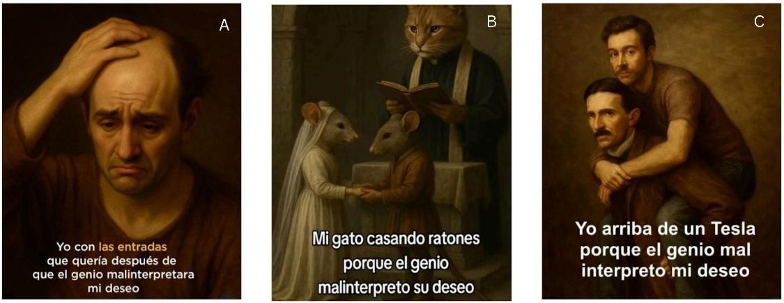 Figura 4. Memes de base léxica