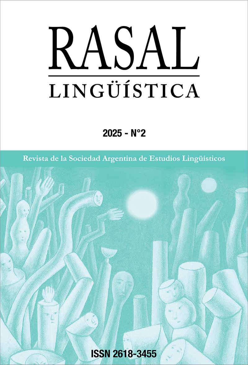 Portada RASAL Lingüística 2025 2